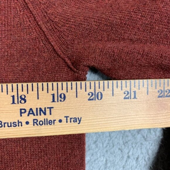 Everlane Recashmere Sweater Mens Small Reddish Brown Crewneck Cashmere Wool Cozy - Picture 7 of 9